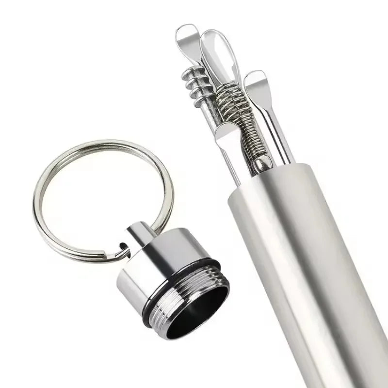 Ear Pick Six-Piece Set Ear Cleaning Ear Picking Earpick Convenient Portable Portable Ear Pick Household Portable for Adults