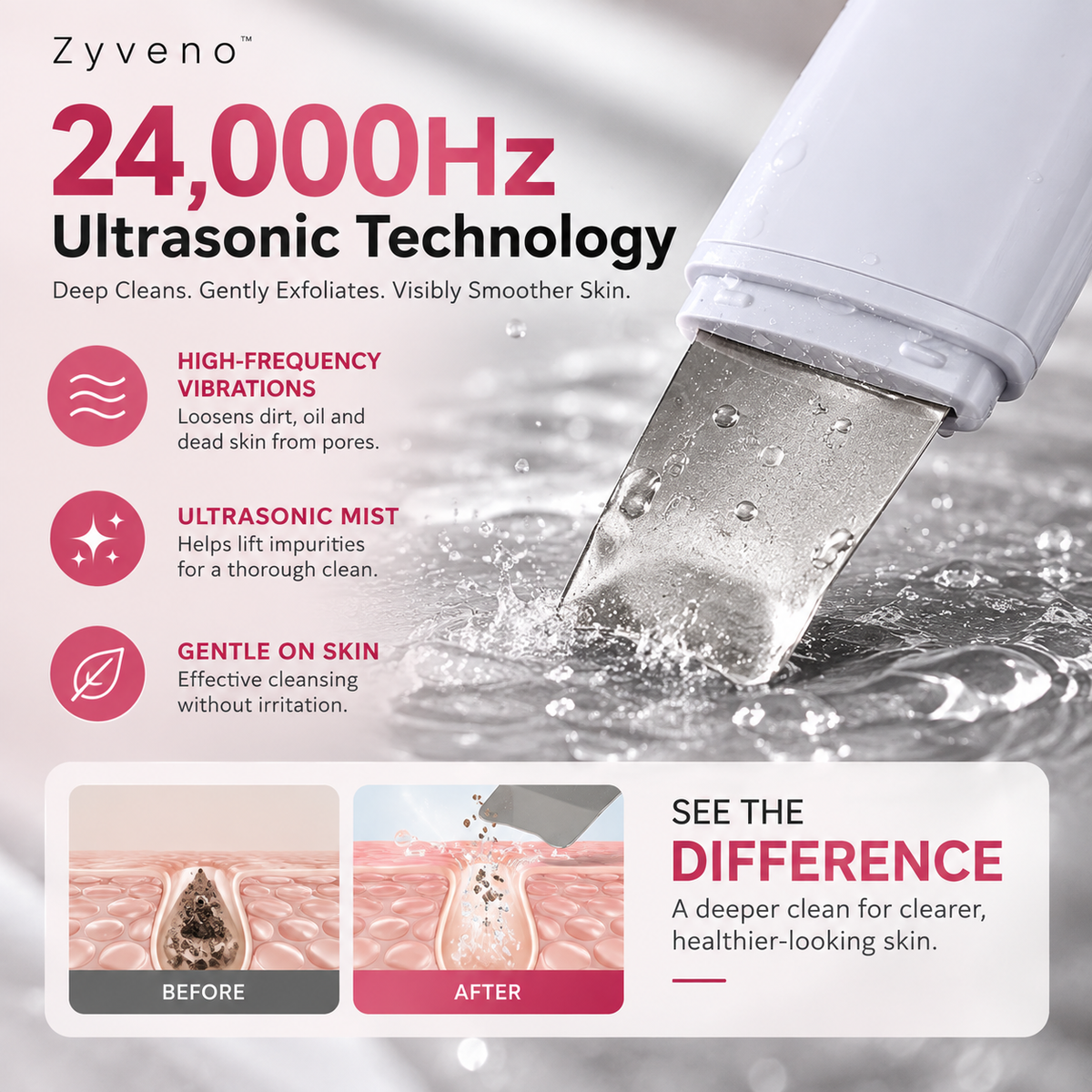 Smoova™ — Ultrasonic Facial Cleanser 2.0