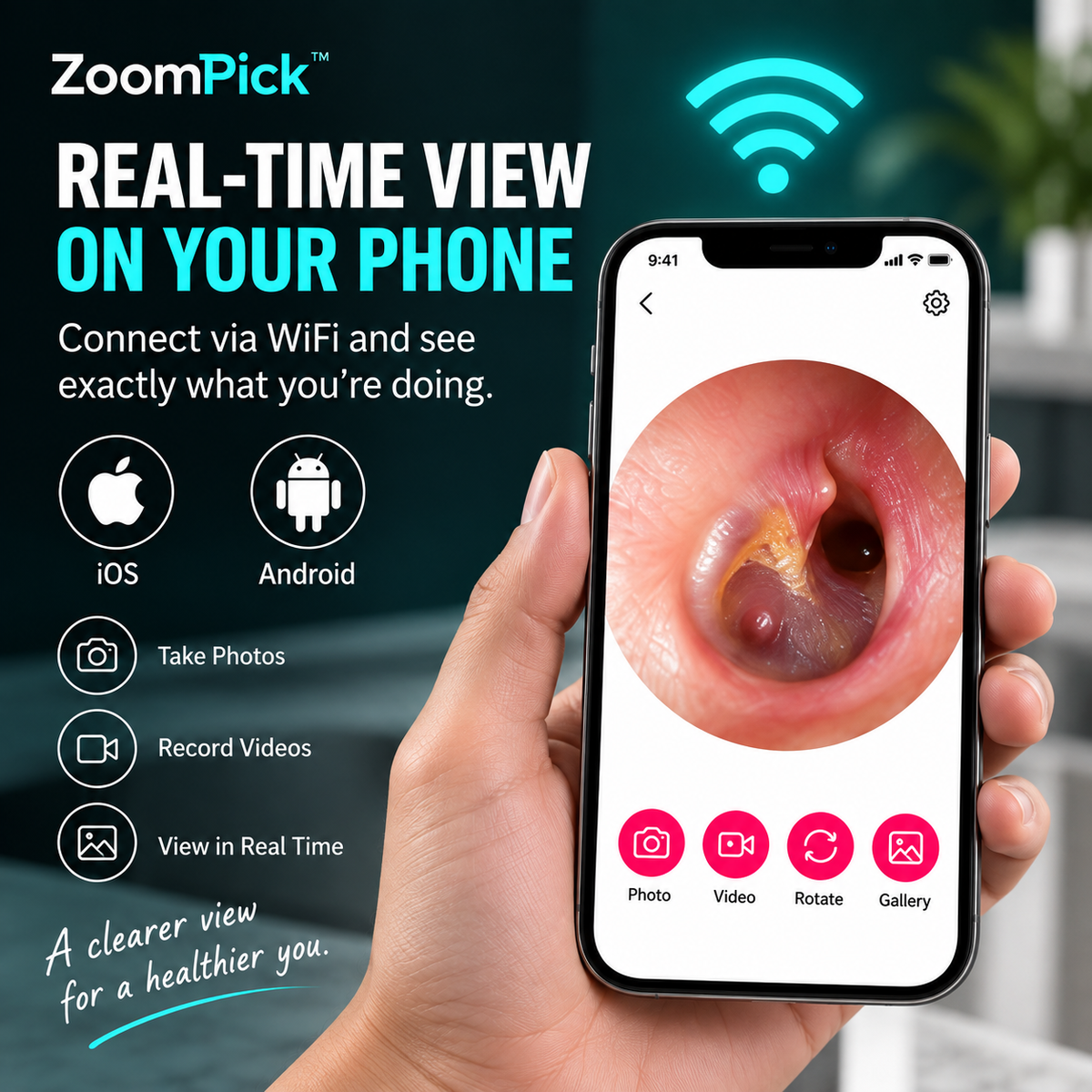 ZoomPick™ — HD Camera Ear Cleaner 2.0