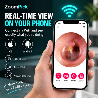 ZoomPick™ — HD Camera Ear Cleaner 2.0