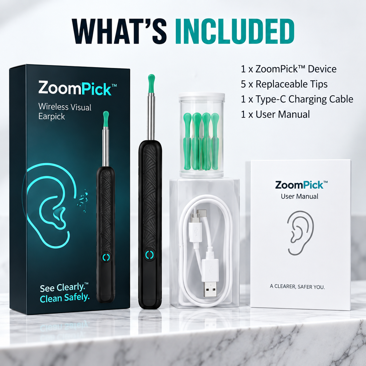 ZoomPick™ — HD Camera Ear Cleaner 2.0