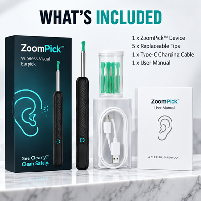 ZoomPick™ — HD Camera Ear Cleaner 2.0